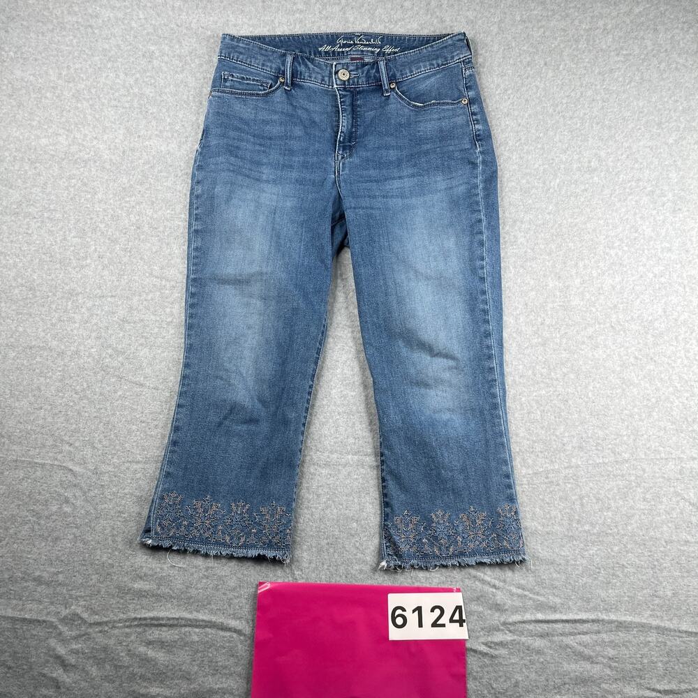 Gloria Vanderbilt Jessa Jeans All Aorund Slimming Effect Womens Size 8 Crop